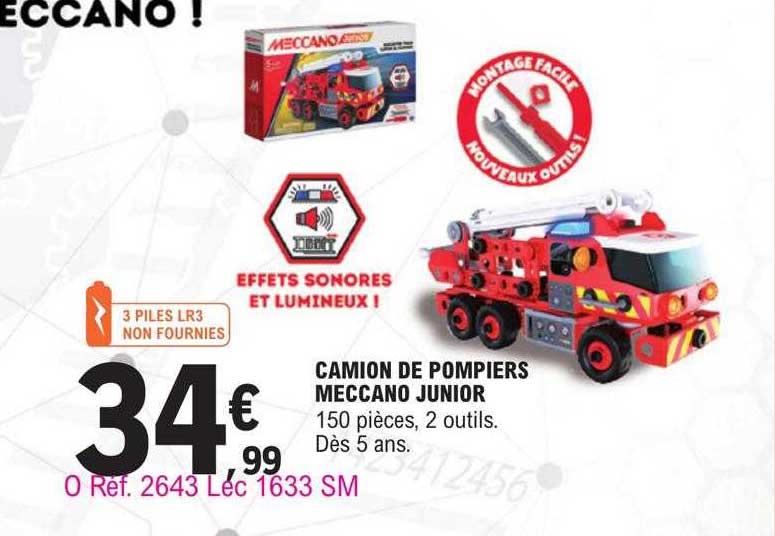 Camion De Pompiers Meccano Junior