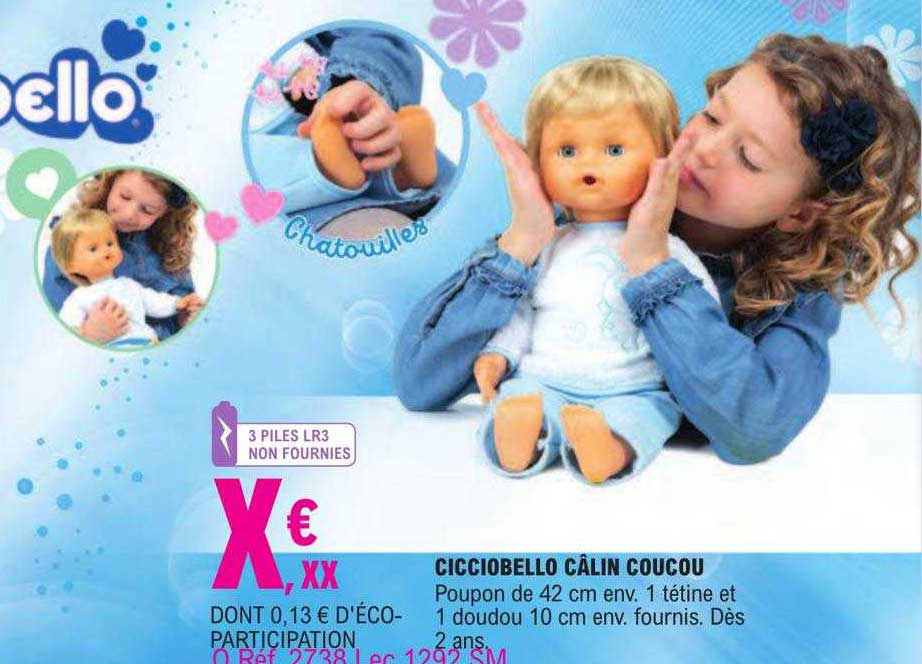 cicciobello câlin coucou