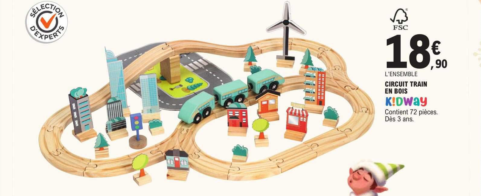 Circuit Train En Bois K!dway