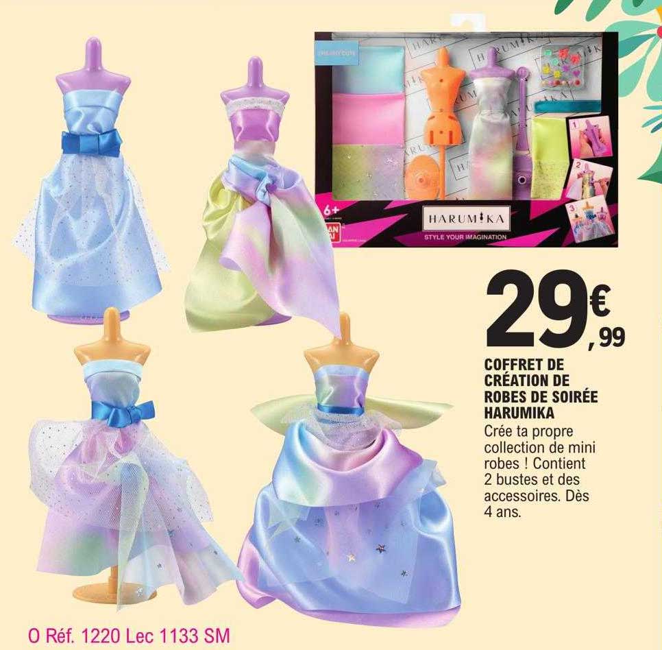 coffret de création de robes de soirée harumika