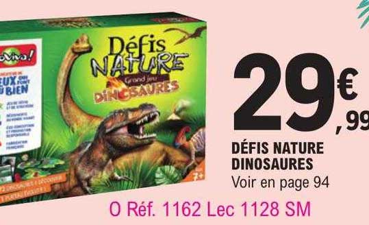 défis nature dinosaures