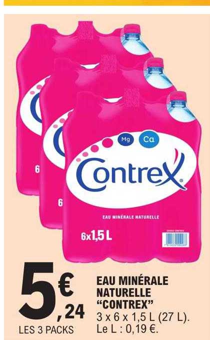 Eau Minérale Naturelle "contrex"
