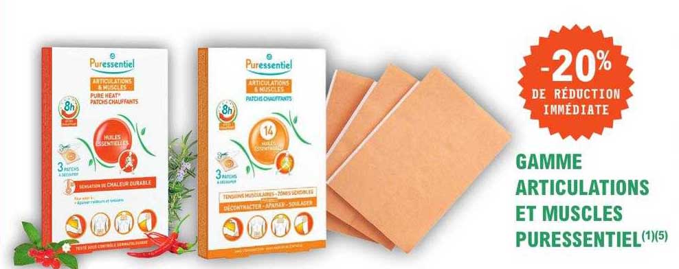 gamme articulations et muscles puressentiel