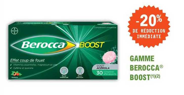 Gamme Berocca Boost