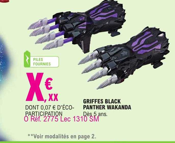 griffes black panther wakanda