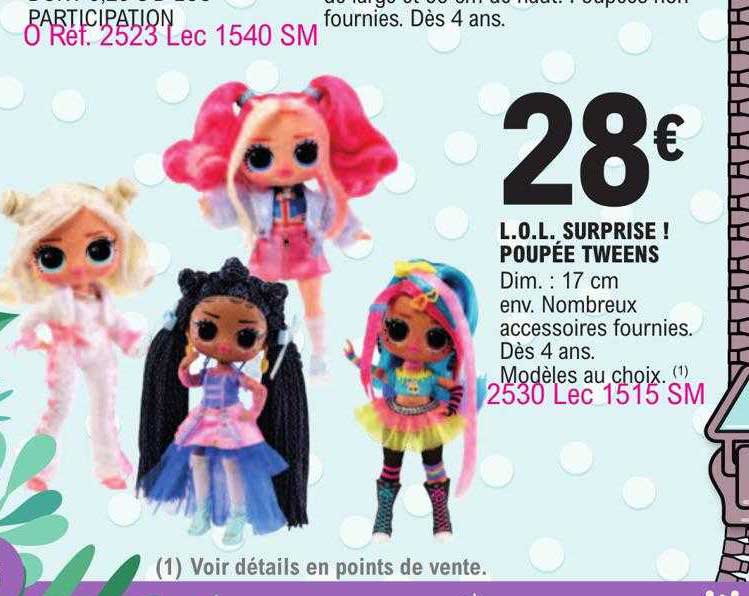 l.o.l surprise ! poupée tweens