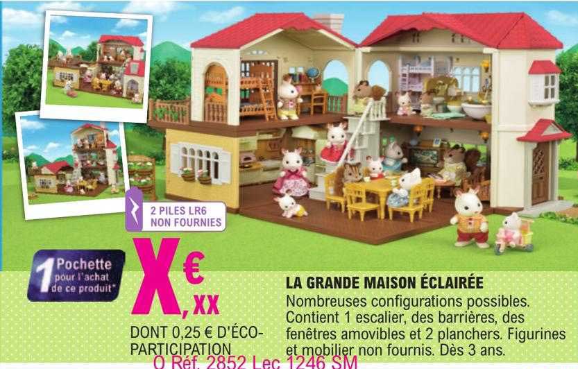 la grande maison éclairée