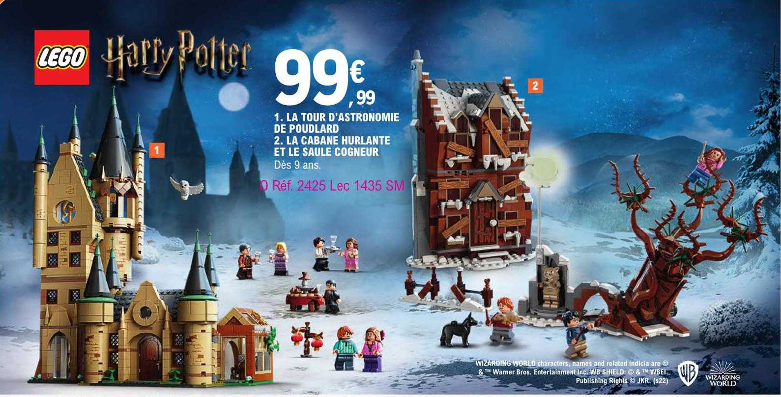 La Tour D'astronomie De Poudlard, La Cabane Hurlante Et Le Saule Cogneur Lego Harry Potter