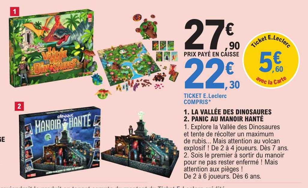 la vallée des dinosaures, panic au manoir hanté