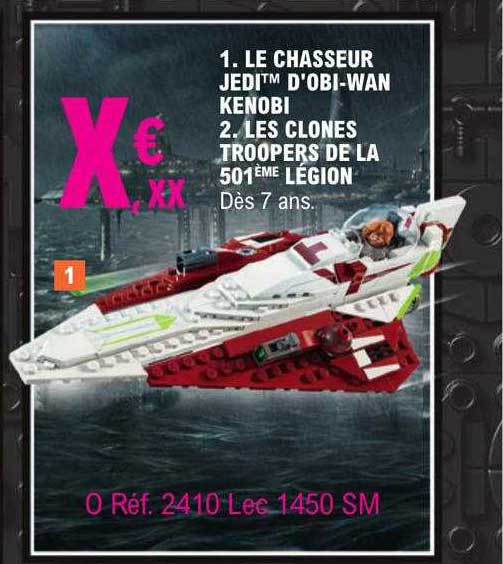 le chasseur jedi d'obi-wan kenobi, les clones troopers de la 501ème légion