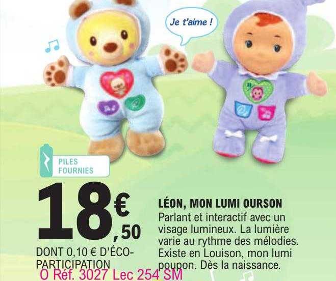 léon, mon lumi ourson