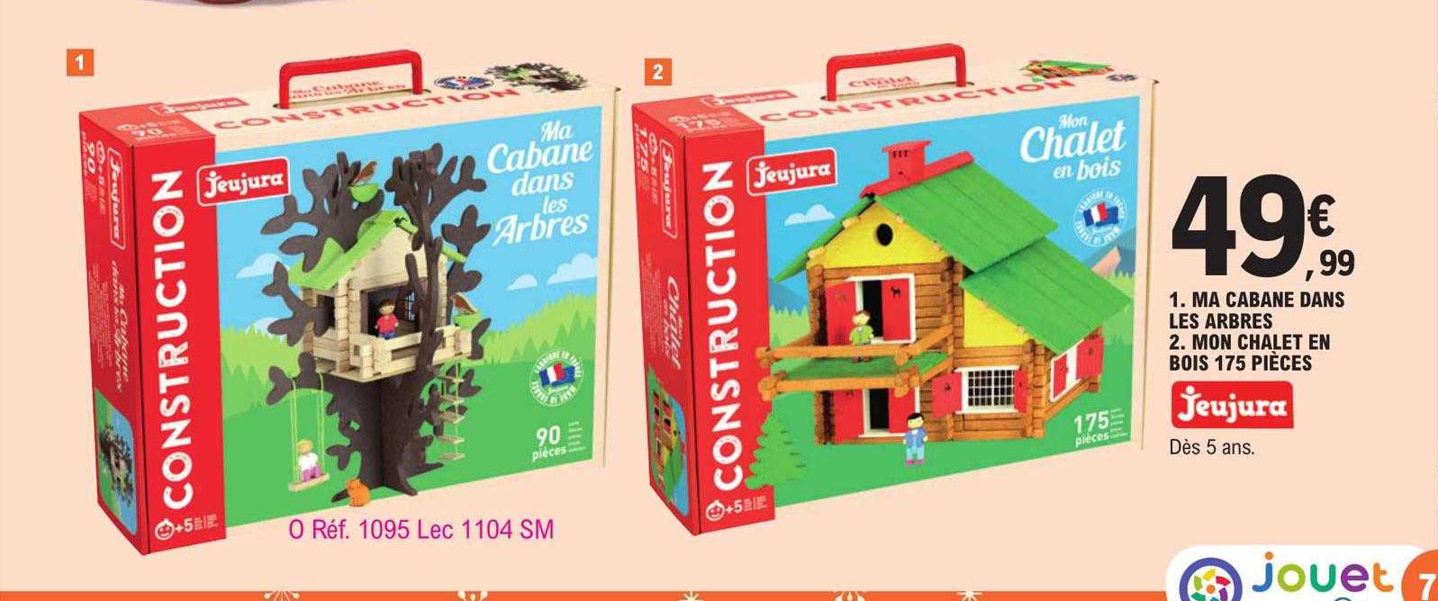 ma cabane dans les arbres, mon chalet en bois 175 pièces jeujura