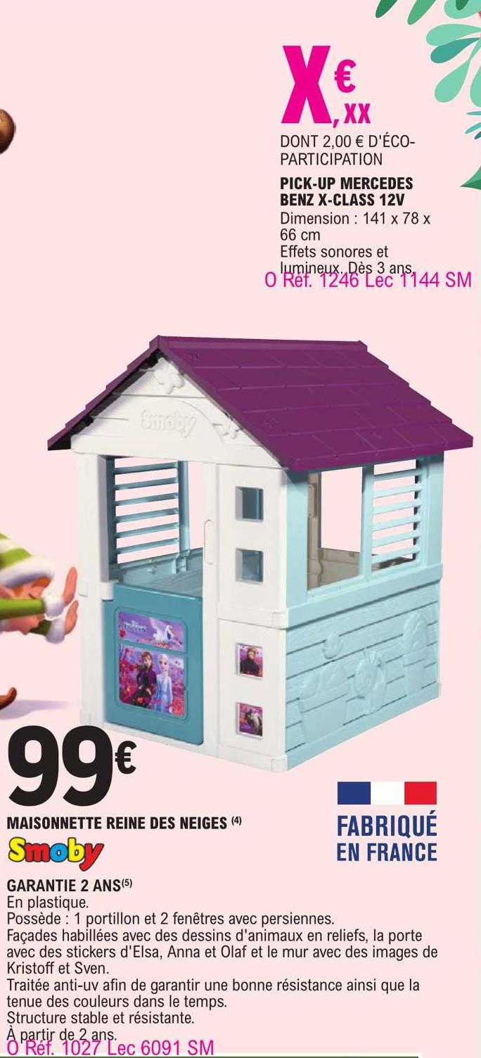 maisonnette reine des neiges smoby