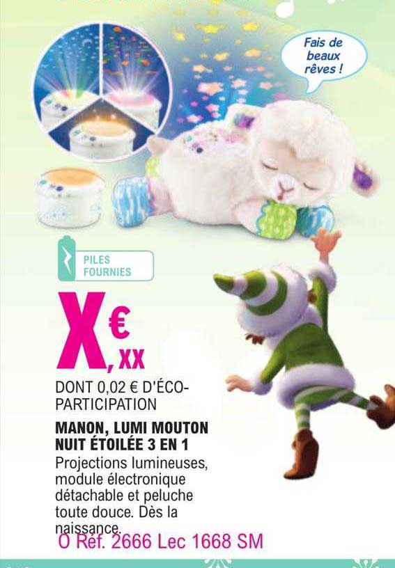 manon, lumi mouton nuit qéqtoilée 3 en 1