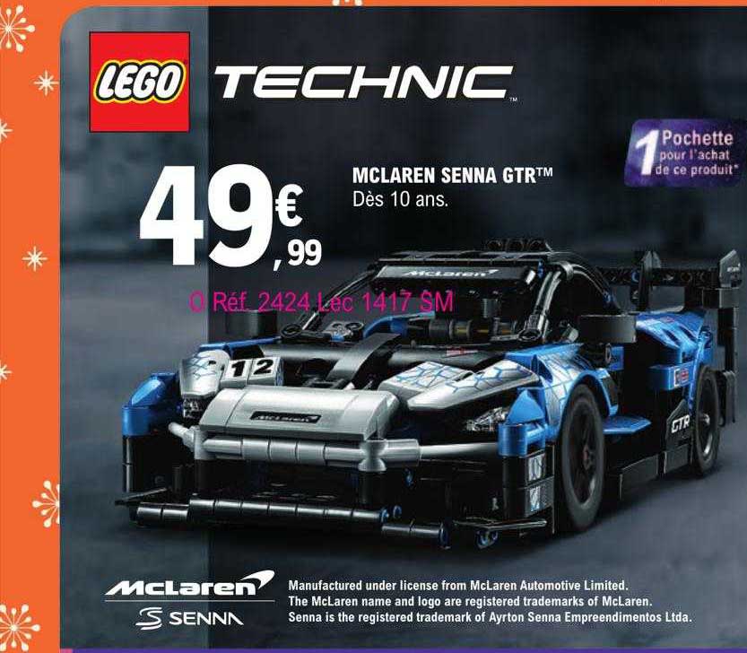 mclaren senna gtr lego technic