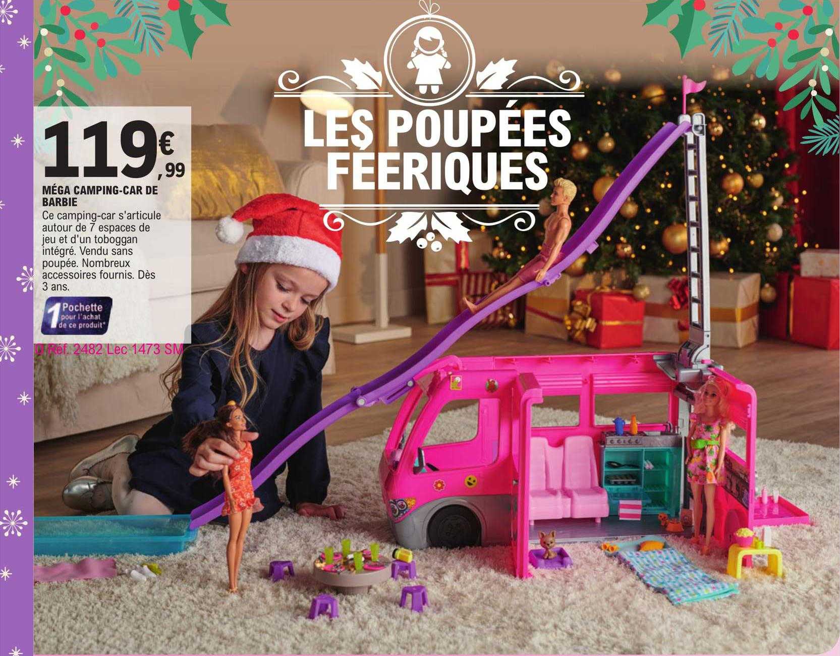 méga camping-car de barbie