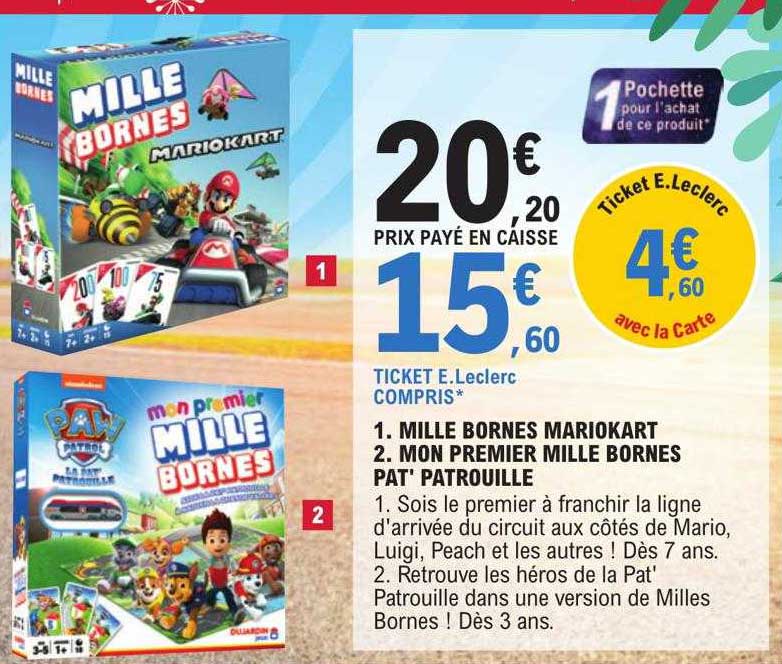 mille bornes mariokart, mon premier mille bornes pat'patrouille