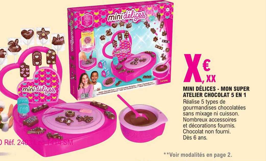 mini délices - mon super atelier chocolat 5 en 1