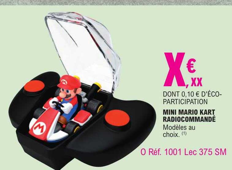 mini mario kart radiocommandé