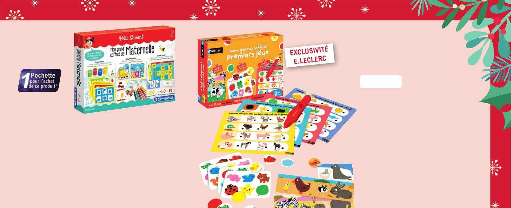 mon grand coffret de maternelle petit savant, mon grand coffret premiers jeux nathan