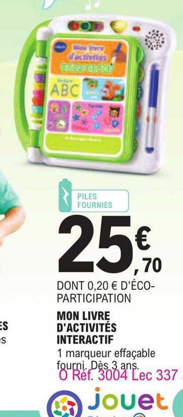 mon livre d'activités interactif