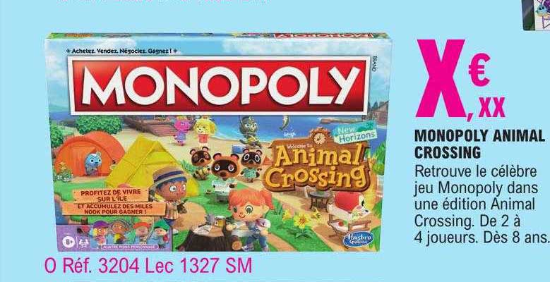 monopoly animal crossing