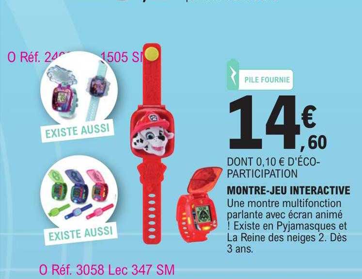 Montre-jeu Interactive