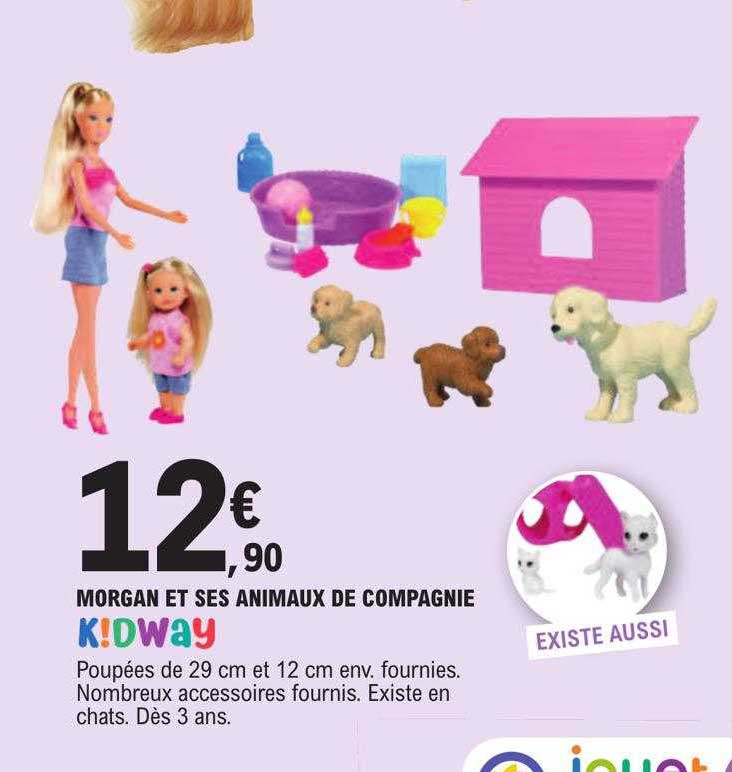 morgan et ses animaux de compagnie k!dway