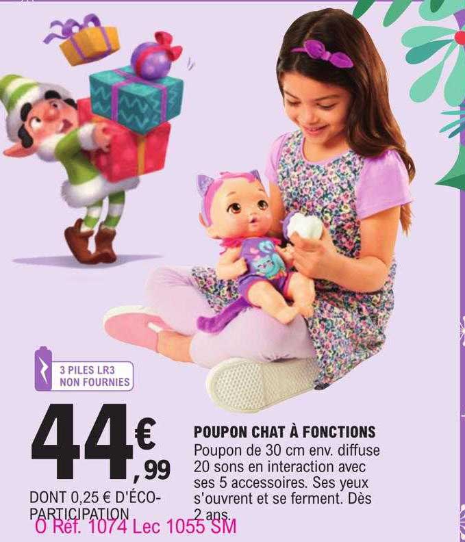 Poupon Chat à Fonctions