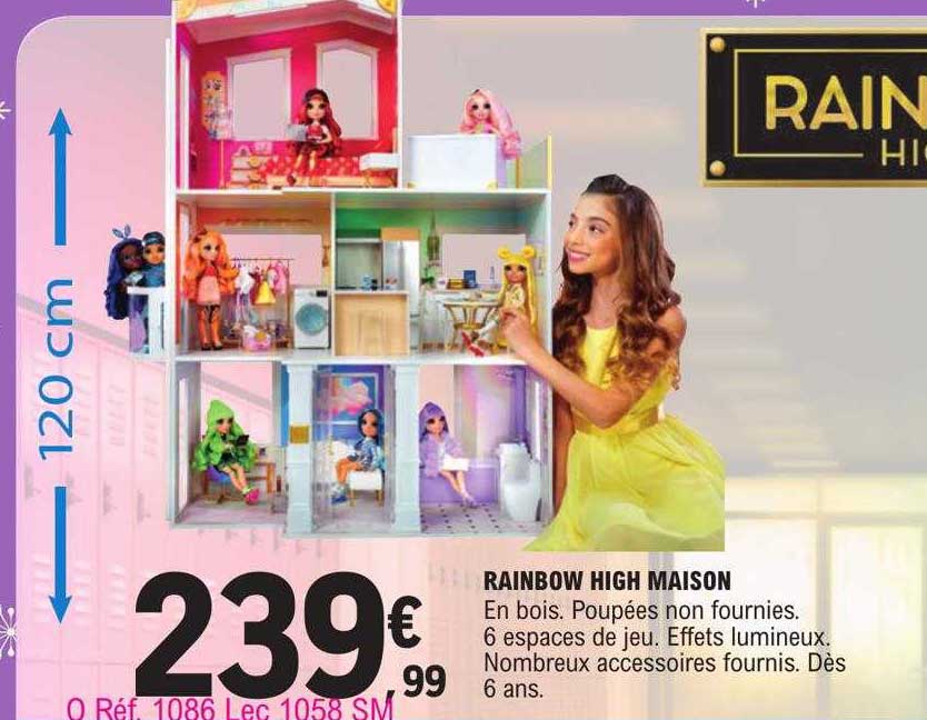 rainbow high maison
