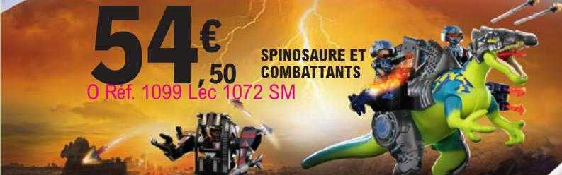 spinosaure et combattants