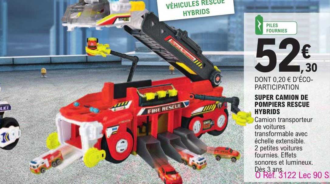 Super Camion De Pompiers Rescue Hybrids