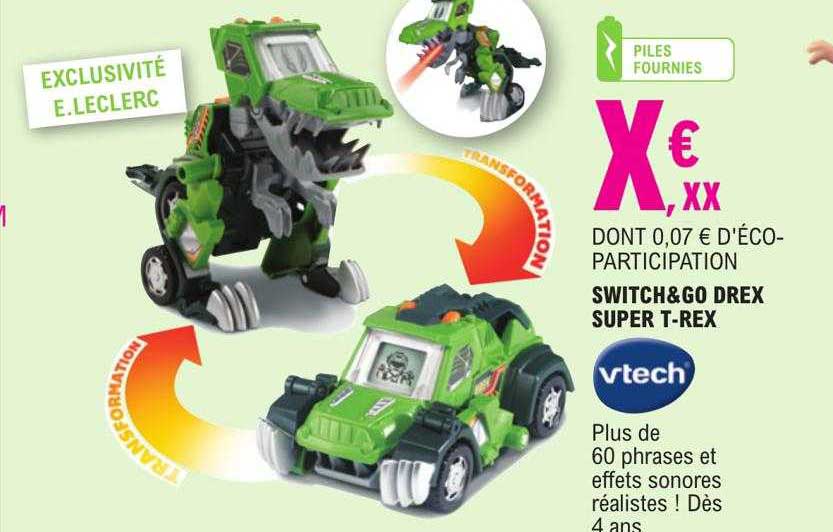switch&go drex super t-rex vtech