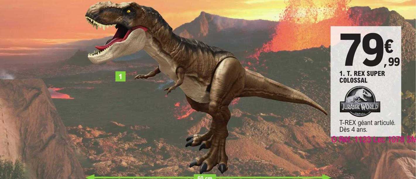 t. rex super colossal jurassic world