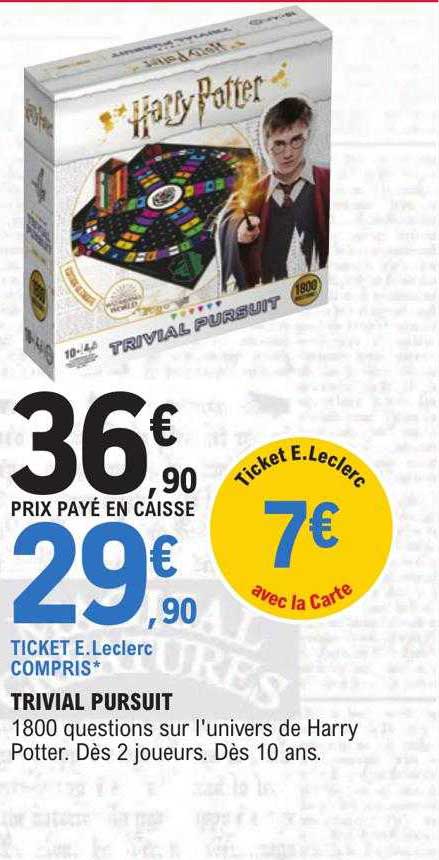 trivial pursuit harry potter