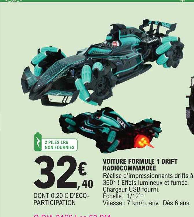 voiture formule 1 drift radiocommandée