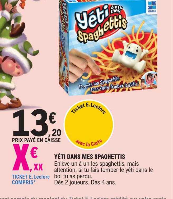 yéti dans mes spaghettis