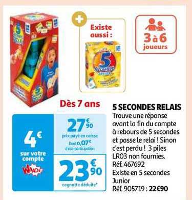 5 secondes relais