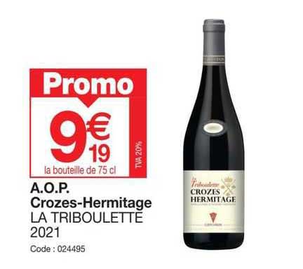 a.o.p. crozes-hermitage la triboulette 2021