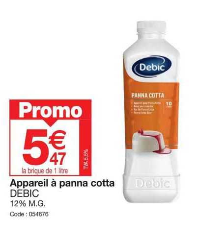 appareil à panna cotta debic