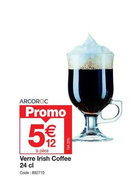 arcoroc verre irish coffee 24 cl
