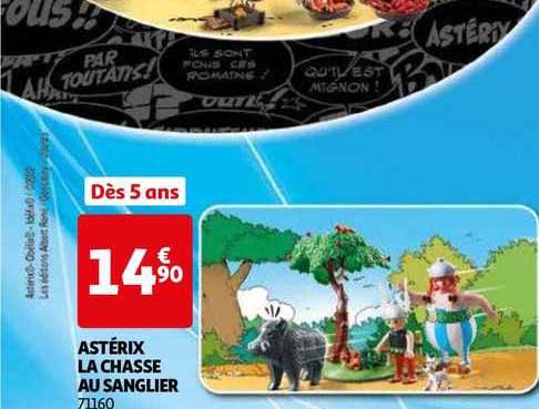 astérix la chasse au sanglier
