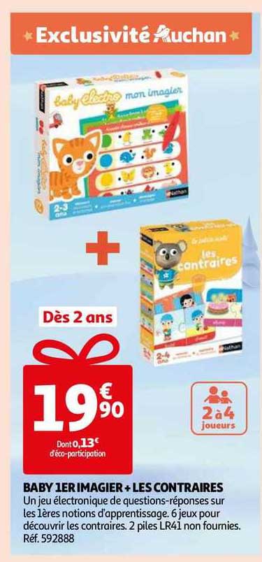 baby 1er imagier + les contraires