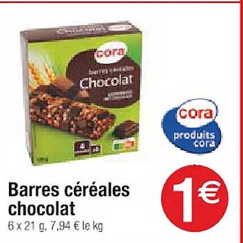 Barres Céréales Chocolat