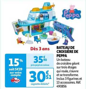 bateau de croisière de peppa