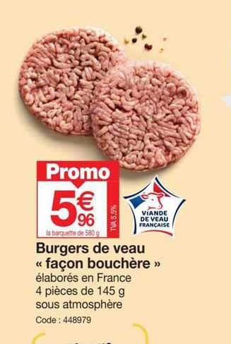 burgers de veau "façon bouchère"