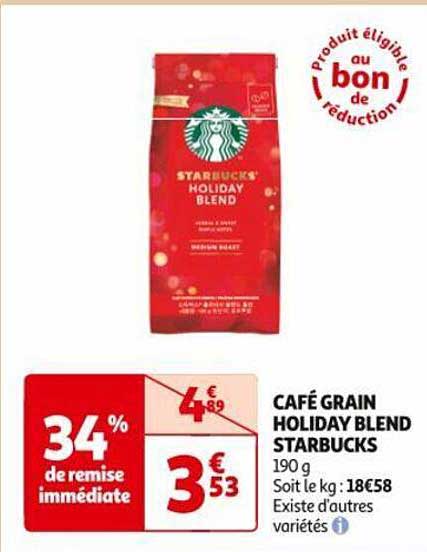 Café Grain Holiday Blend Starbucks