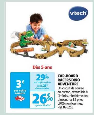 car-board racers dino adventure