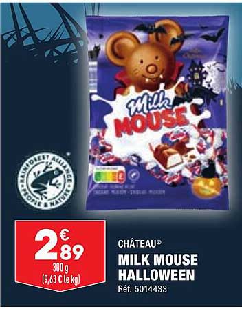 château milk mouse halloween