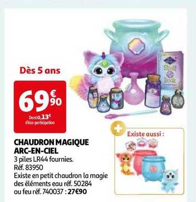 chaudron magique arc-en-ciel